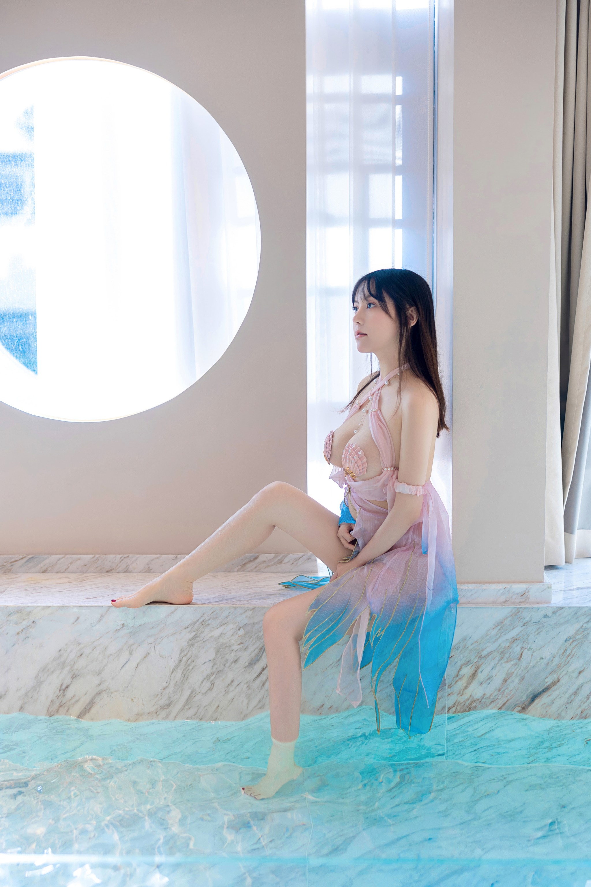 豆瓣酱 - NO.7650 008.豆瓣酱 – 内购无水印 贝壳泳衣[78P]-XikXak